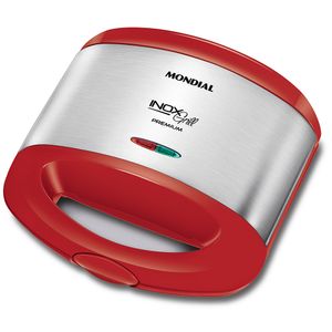 Grill e Sanduicheira Mondial Inox Red S-19