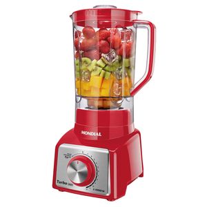 Liquidificador Turbo Mondial  Inox Red L-1000 RI