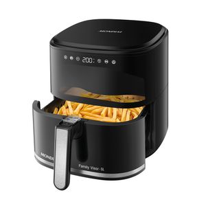 Fritadeira Sem Óleo Air Fryer Digital 5L  Mondial  Preto  2000W- AF-50-DV